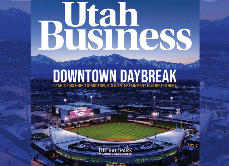 Utah Business Magazine Cover