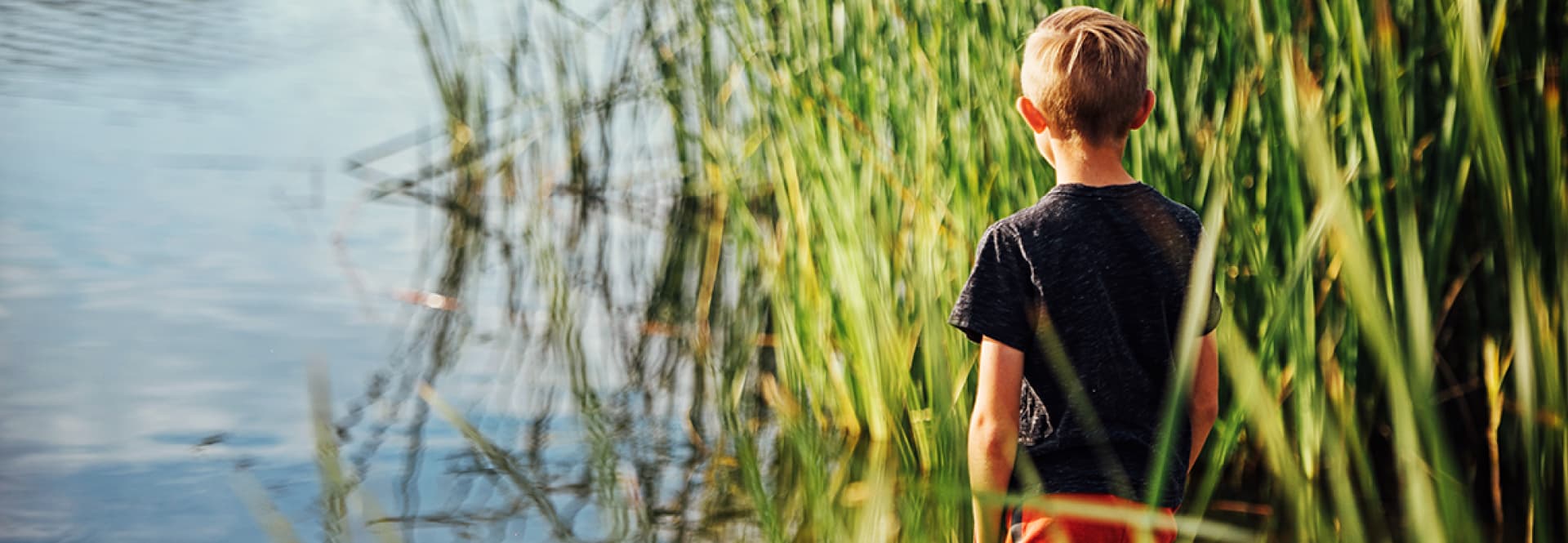 Boy at Lake